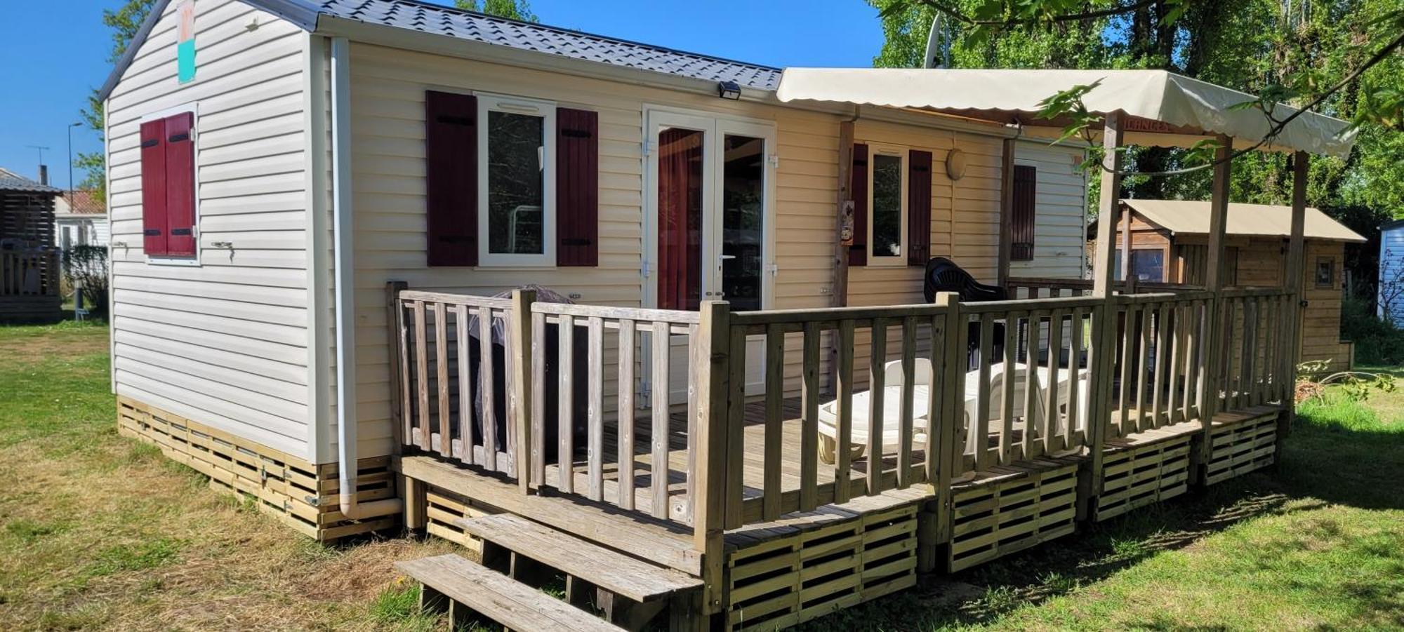 Mobil-Home Le Petit Paradis Vendeen Camping 3 Etoiles 7Km Des Plages Avrille  Exterior photo
